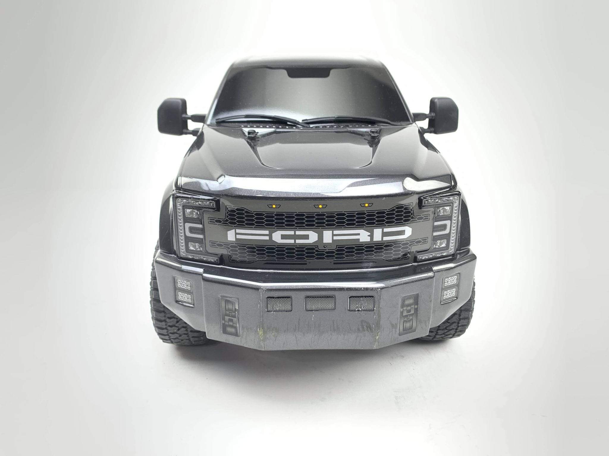 8981 FORD F450 SD 1/10 4WD RTR (Grey Titanium) Custom Truck DL-Series - Image 3