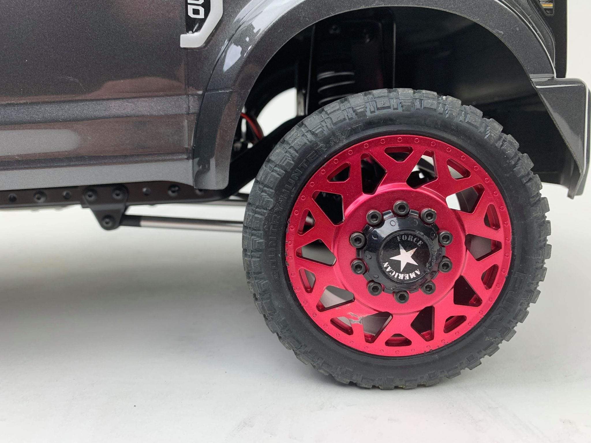 8981 FORD F450 SD 1/10 4WD RTR (Grey Titanium) Custom Truck DL-Series - Image 6