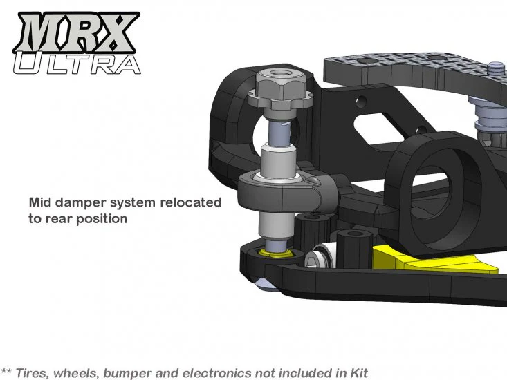 Atomic MRX Ultra Linkless 2WD Competition Chassis Kit - Image 13