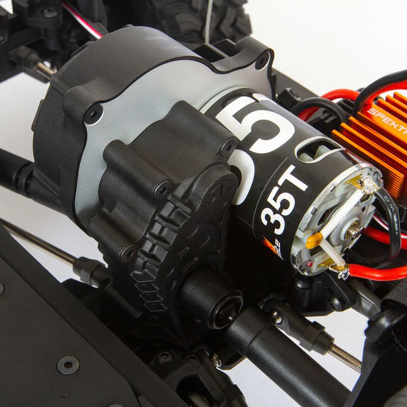 Axial 1/10 SCX10 III Base Camp 4WD Rock Crawler Brushed RTR - Grey - Image 11