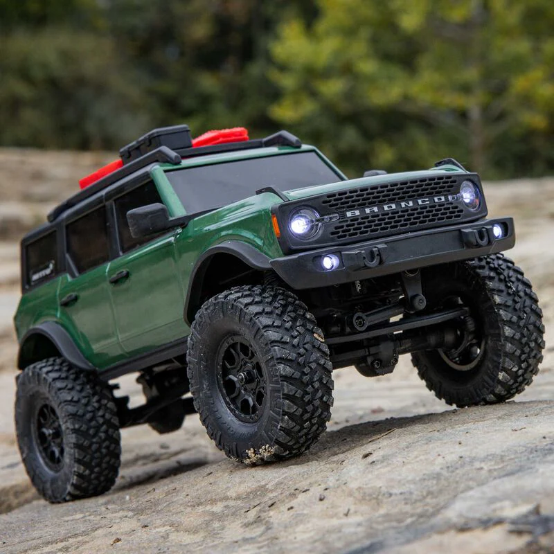 Axial 1/24 SCX24 Ford Bronco 4X4 RTR Brushed Rock Crawler (Battery & Charger Included) - Green - Image 5