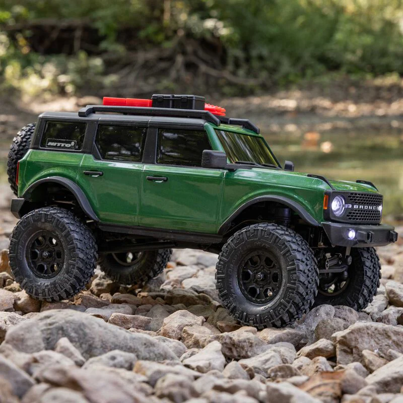 Axial 1/24 SCX24 Ford Bronco 4X4 RTR Brushed Rock Crawler (Battery & Charger Included) - Green - Image 6