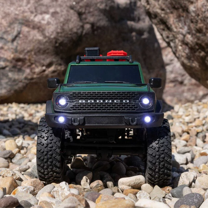 Axial 1/24 SCX24 Ford Bronco 4X4 RTR Brushed Rock Crawler (Battery & Charger Included) - Green - Image 7