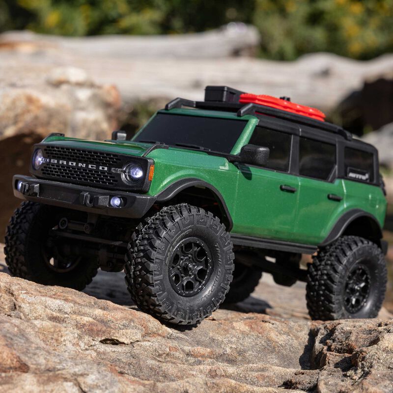 Axial 1/24 SCX24 Ford Bronco 4X4 RTR Brushed Rock Crawler (Battery & Charger Included) - Green - Image 8