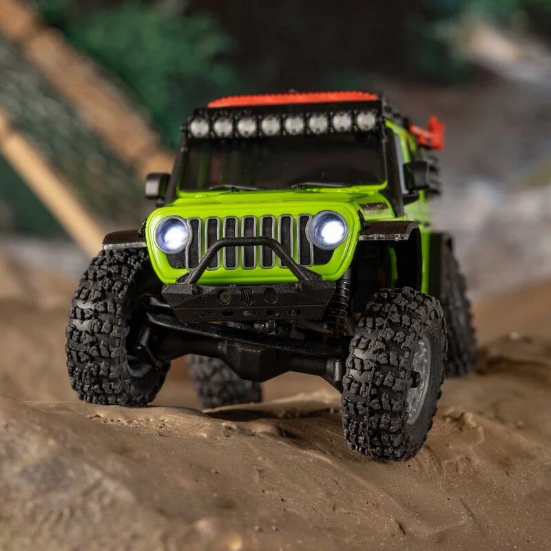 Axial 1/30 SCX30 Jeep Wrangler JLU 4X4 RTR Brushed Rock Crawler (Battery & Charger Included) - Image 4