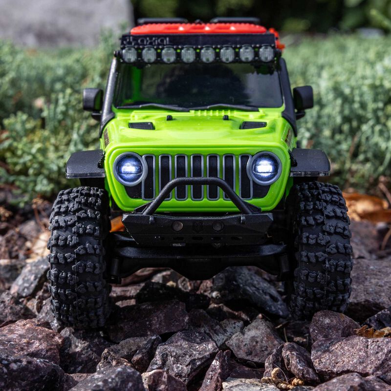 Axial 1/30 SCX30 Jeep Wrangler JLU 4X4 RTR Brushed Rock Crawler (Battery & Charger Included) - Image 6