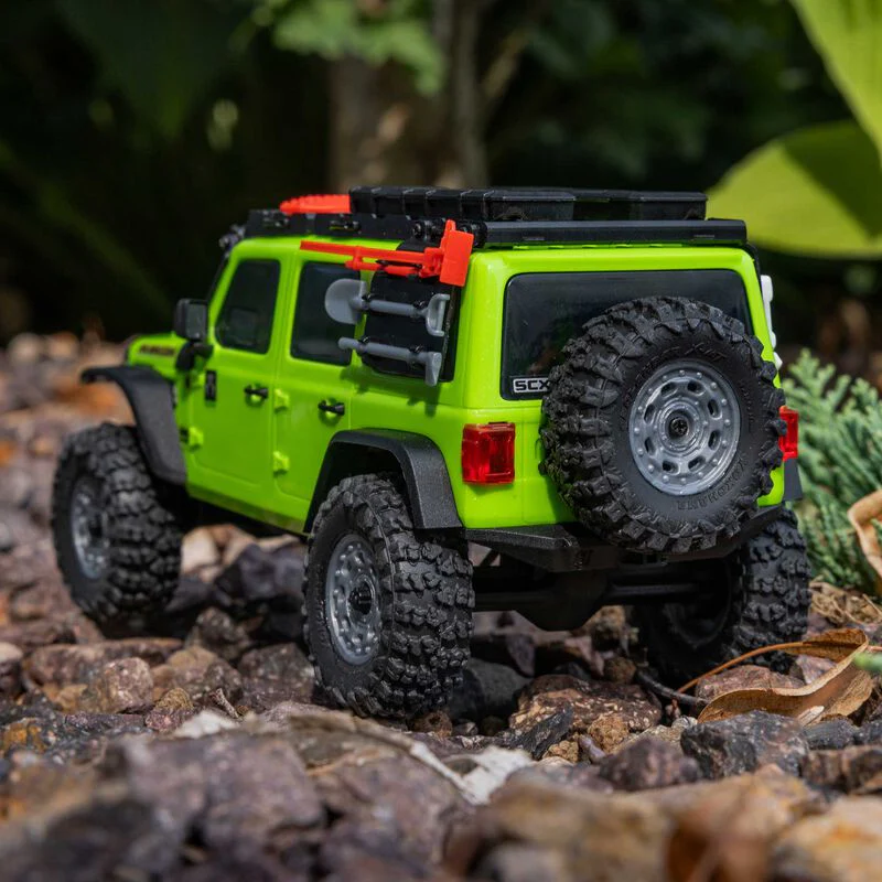 Axial 1/30 SCX30 Jeep Wrangler JLU 4X4 RTR Brushed Rock Crawler (Battery & Charger Included) - Image 8