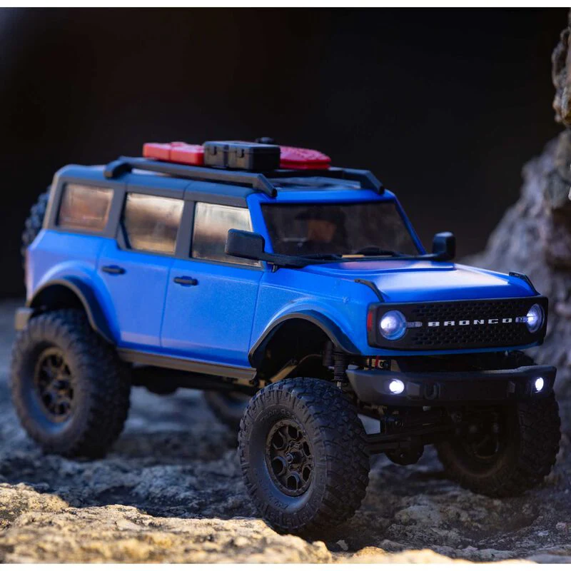 Axial Racing SCX24 2021 Bronco 4WD Truck Brushed RTR - Blue - Image 11