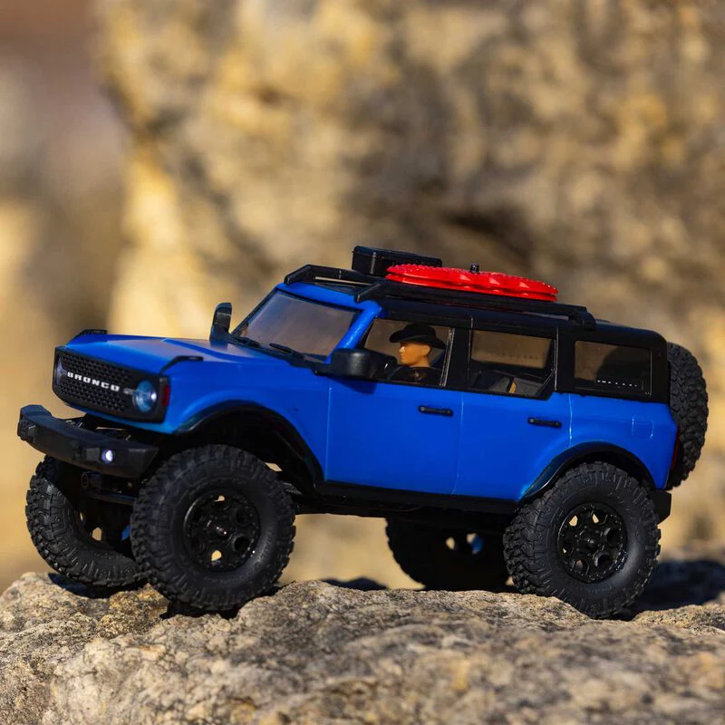 Axial Racing SCX24 2021 Bronco 4WD Truck Brushed RTR - Blue - Image 12