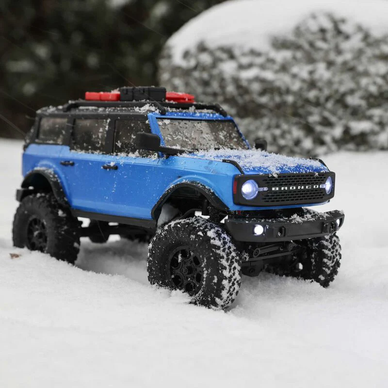 Axial Racing SCX24 2021 Bronco 4WD Truck Brushed RTR - Blue - Image 7