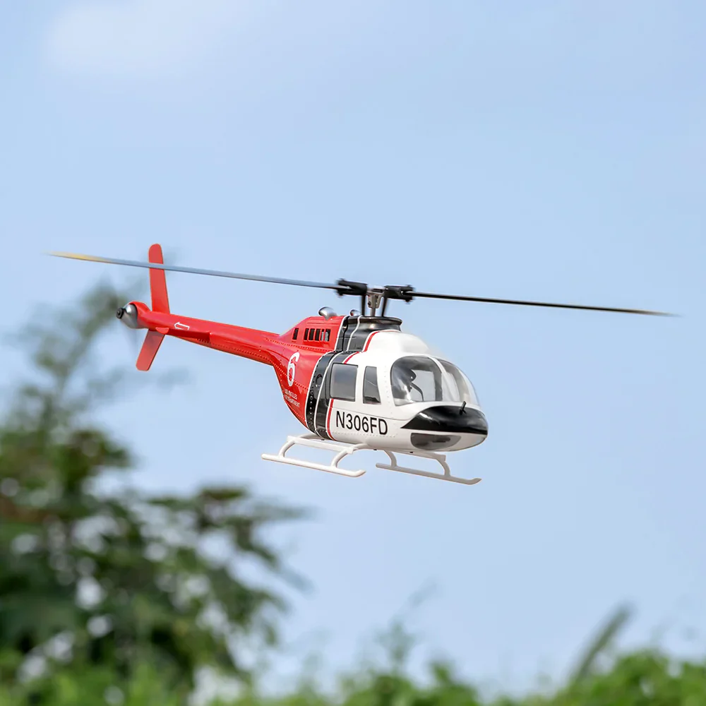FlyWing BELL-206 V3 GPS Scale Helicopter W/ ACE Flight Controller (RTF) - Image 3