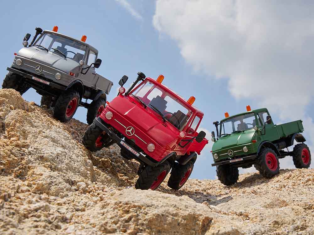 FMS 1:24 FCX24 Mercedes-Benz Unimog 421 RTR - RED - Image 8