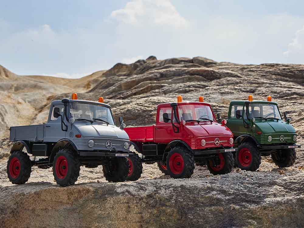 FMS 1:24 FCX24 Mercedes-Benz Unimog 421 RTR - RED - Image 9
