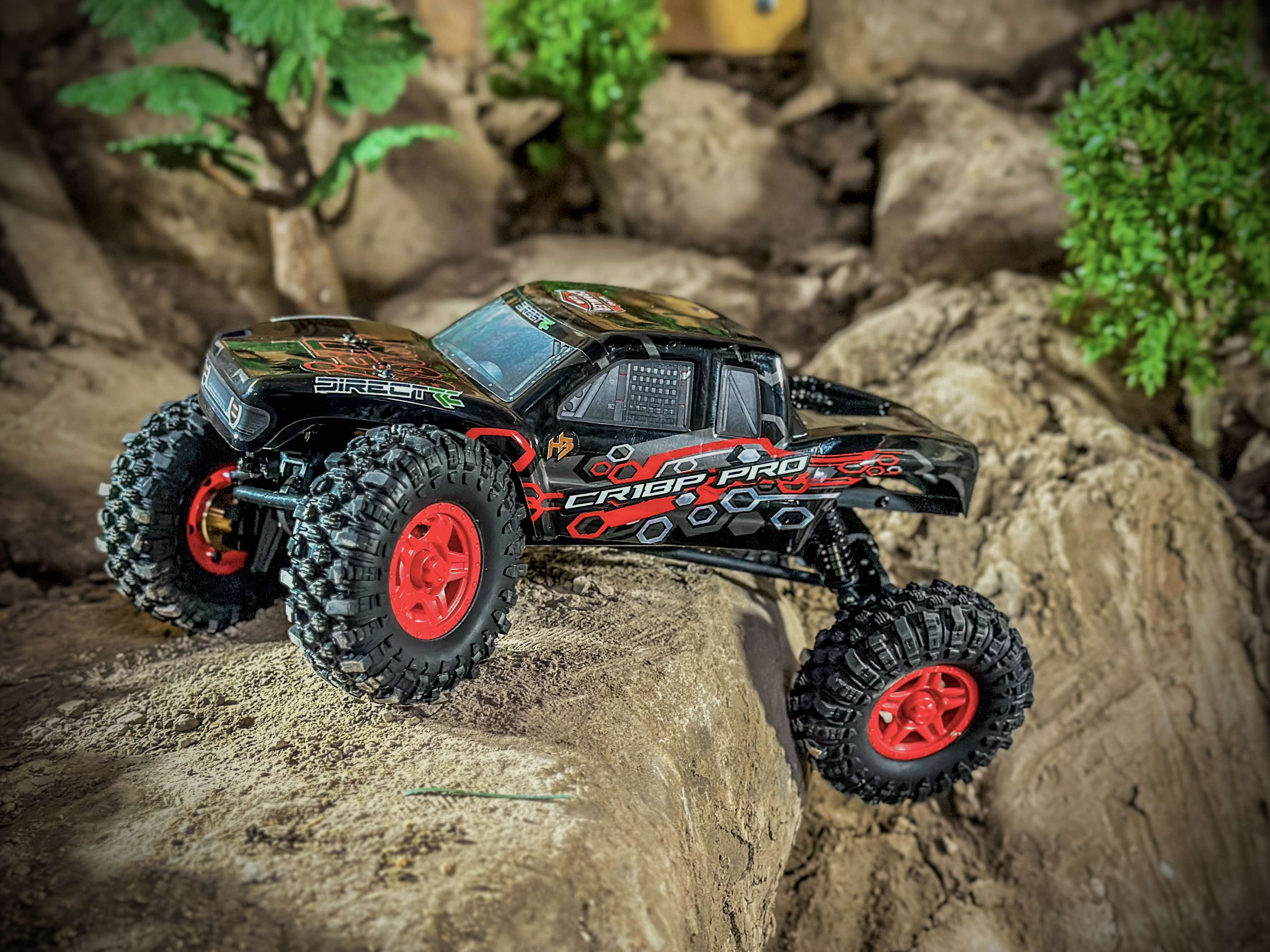 Hobby Plus 1/18 CR 18P PRO Brushless Juice Up 4X4 RTR Rock Crawler - Red - Image 11