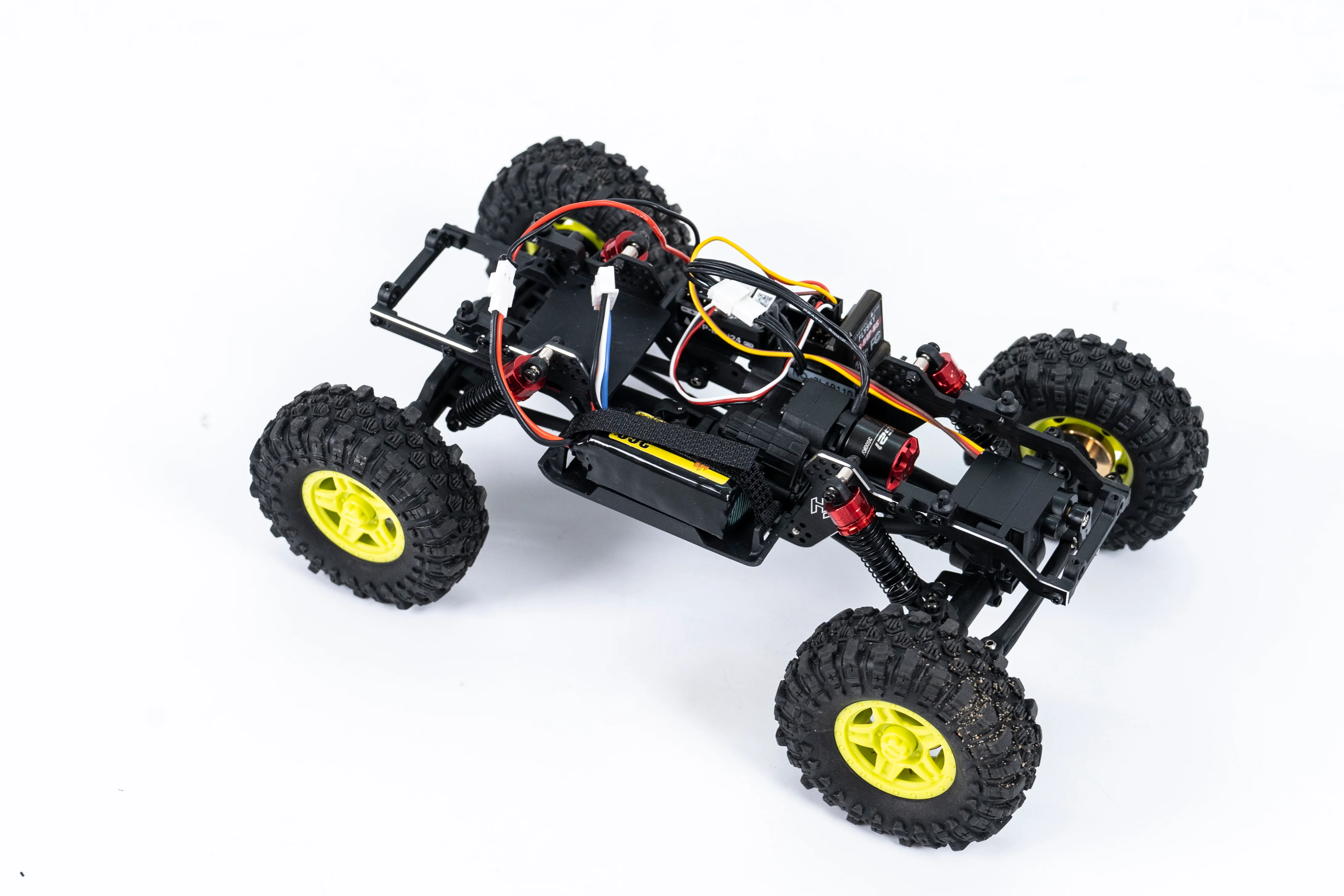 Hobby Plus 1/18 CR 18P PRO Brushless Juice Up 4X4 RTR Rock Crawler - Red - Image 13
