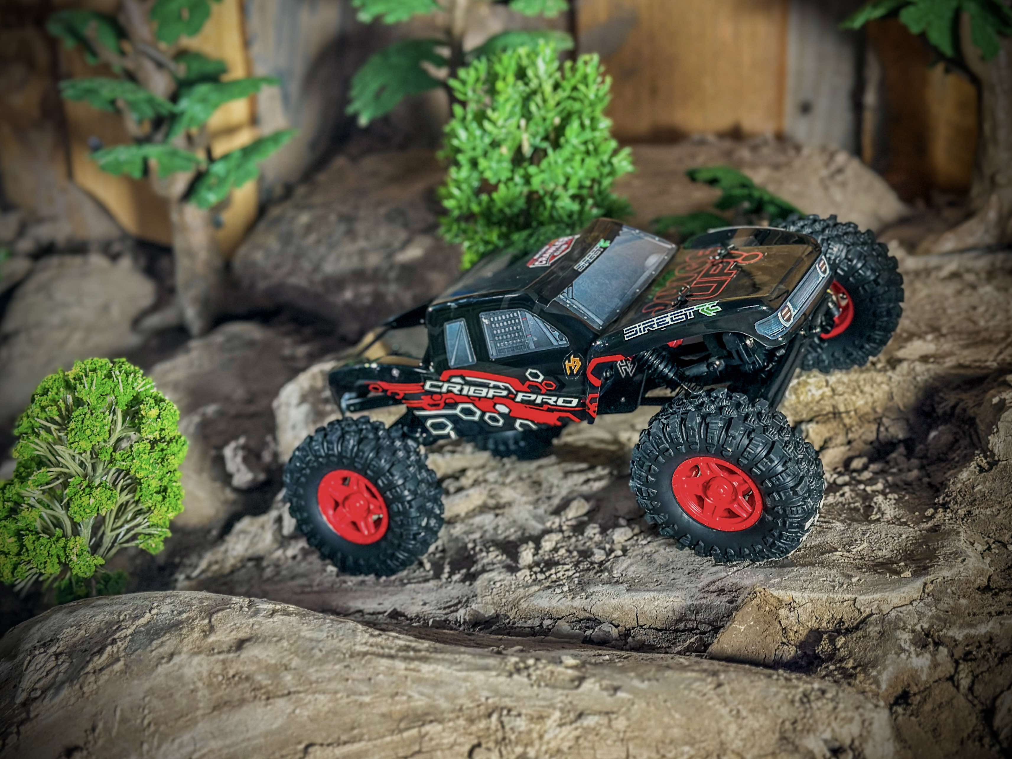 Hobby Plus 1/18 CR 18P PRO Brushless Juice Up 4X4 RTR Rock Crawler - Red - Image 14