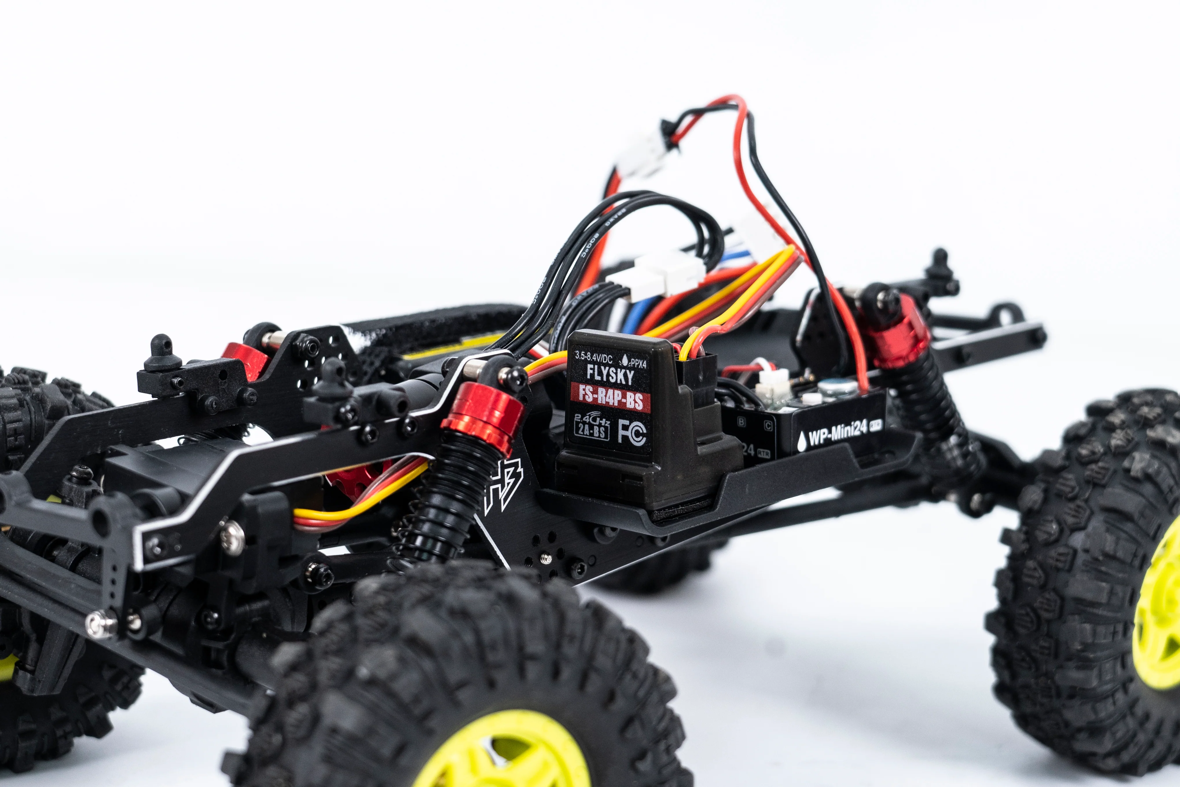 Hobby Plus 1/18 CR 18P PRO Brushless Juice Up 4X4 RTR Rock Crawler - Red - Image 16