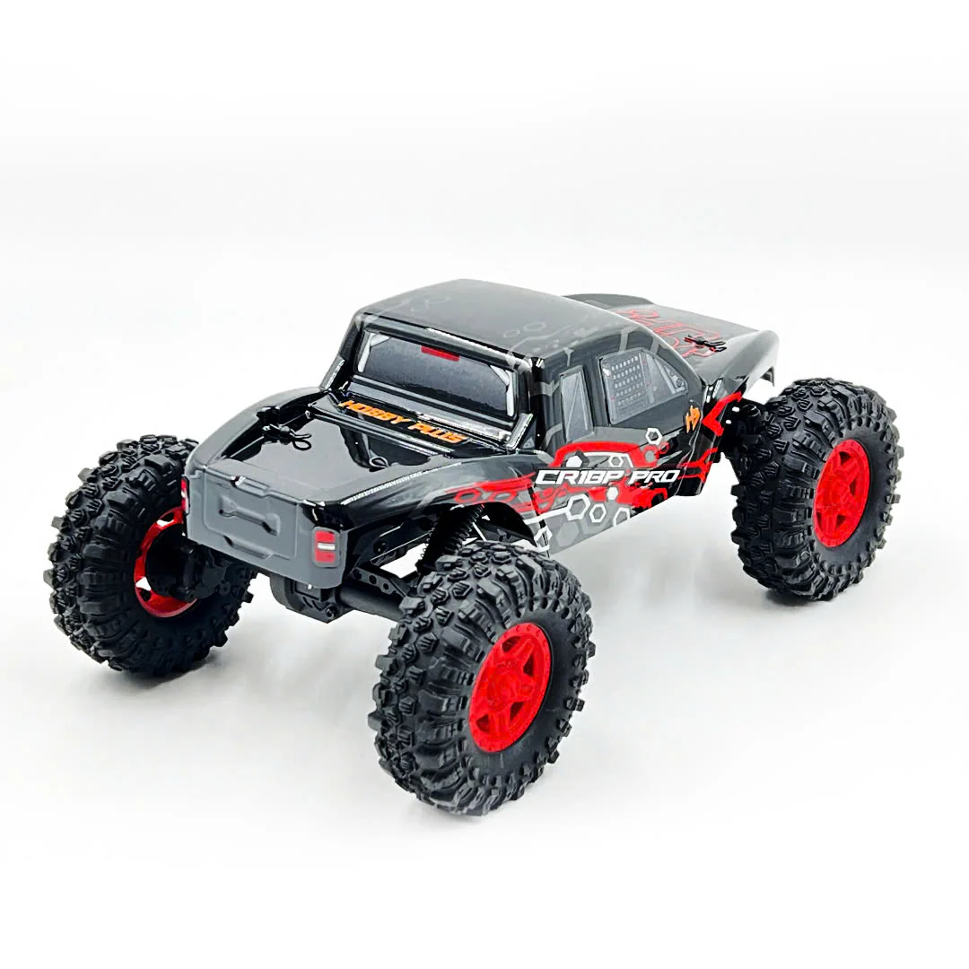 Hobby Plus 1/18 CR 18P PRO Brushless Juice Up 4X4 RTR Rock Crawler - Red - Image 4