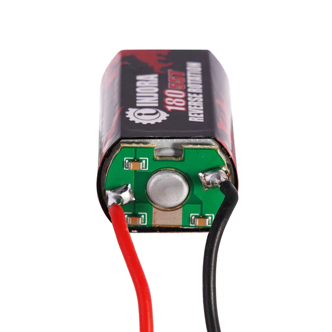 INJORA 180 Brushed 55T Red Motor with Steel Pinion for 1/18 TRX4M (INM11) - Image 4