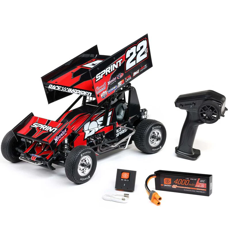 Losi 1/10 22S Sprint 2WD Brushless RTR (Battery & Charger Included) - Red - Image 13