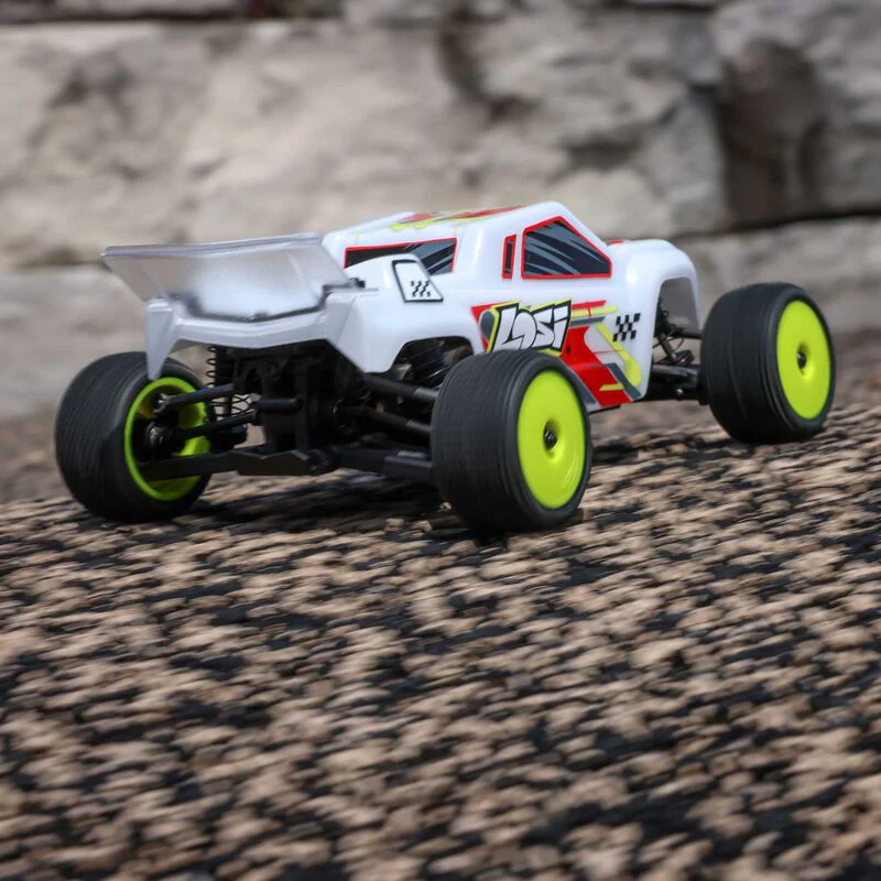 Losi 1/28 Micro-T 2S 2WD RTR Stadium Truck (Battery & Charger Included) - White - Image 12