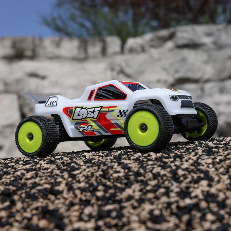 Losi 1/28 Micro-T 2S 2WD RTR Stadium Truck (Battery & Charger Included) - White - Image 13