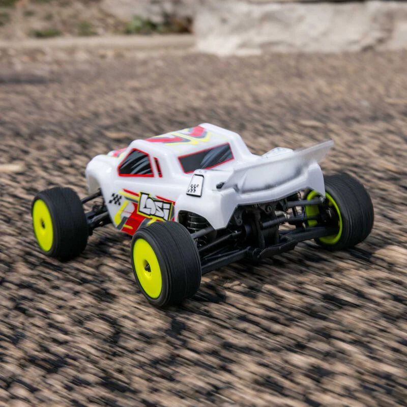 Losi 1/28 Micro-T 2S 2WD RTR Stadium Truck (Battery & Charger Included) - White - Image 14