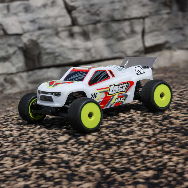Losi 1/28 Micro-T 2S 2WD RTR Stadium Truck (Battery & Charger Included) - White - Image 15