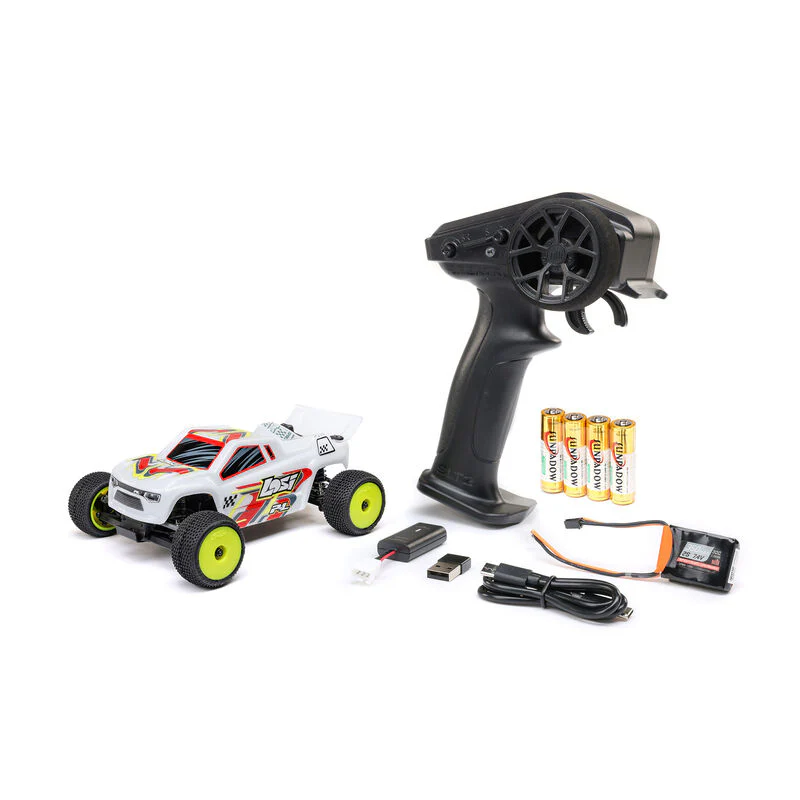 Losi 1/28 Micro-T 2S 2WD RTR Stadium Truck (Battery & Charger Included) - White - Image 9