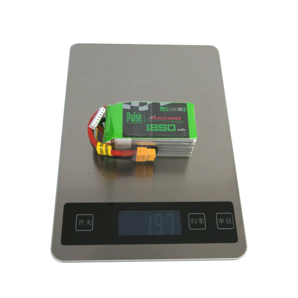 PULSE 1250mAh 130C 22.2V 6S LiPo Battery - XT60 Connector - Image 3