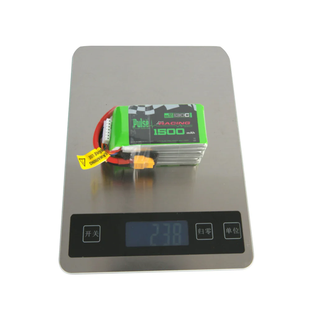 PULSE 1500mAh 130C 22.2V 6S LiPo Battery - XT60 Connector - Image 3