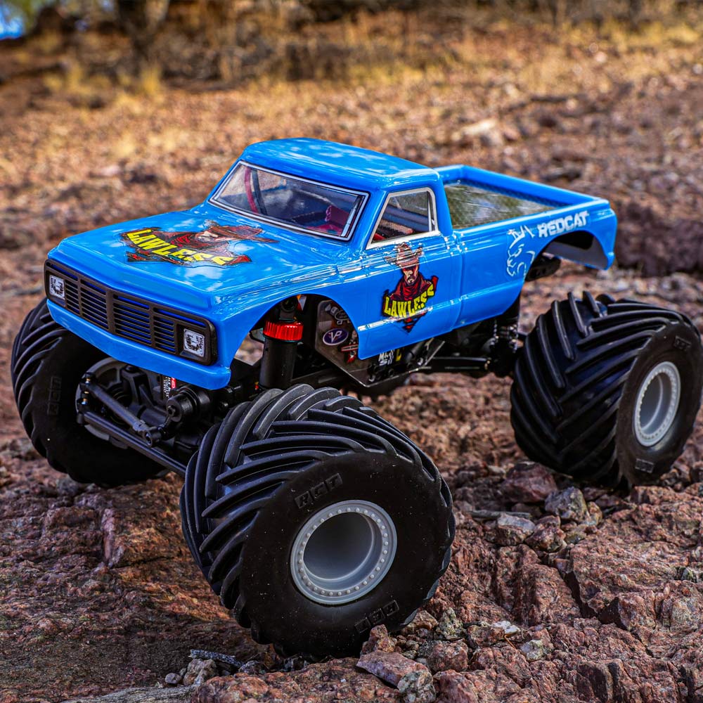 Redcat MT-18 - 1/18 Scale Brushed Monster Truck - BLUE - Image 10