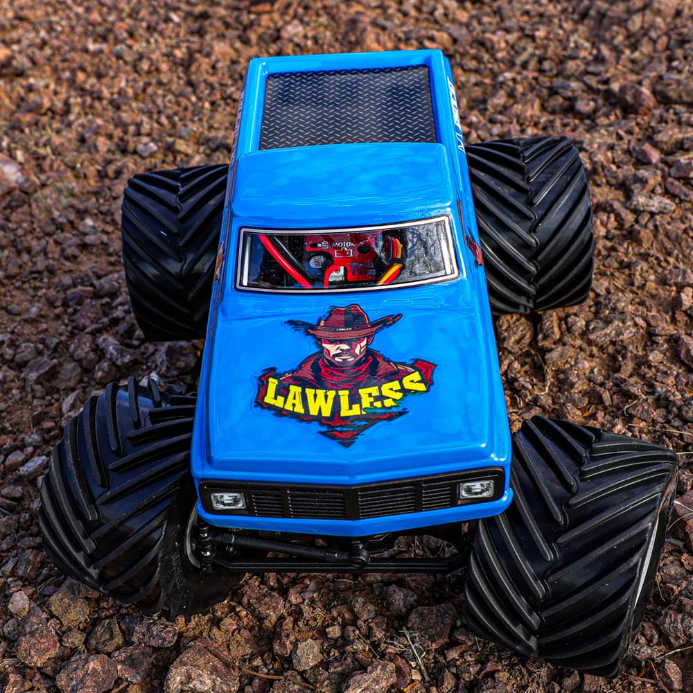 Redcat MT-18 - 1/18 Scale Brushed Monster Truck - BLUE - Image 11