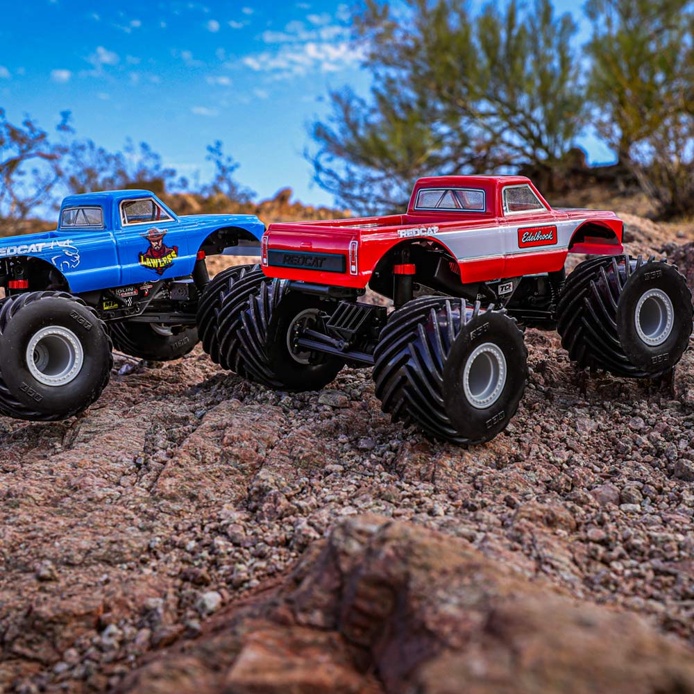 Redcat MT-18 - 1/18 Scale Brushed Monster Truck - BLUE - Image 15
