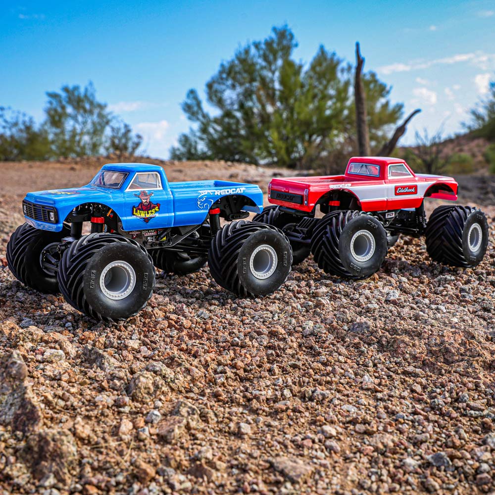 Redcat MT-18 - 1/18 Scale Brushed Monster Truck - BLUE - Image 16