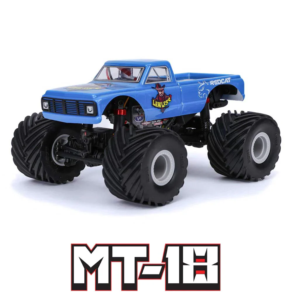 Redcat MT-18 - 1/18 Scale Brushed Monster Truck - BLUE - Image 20