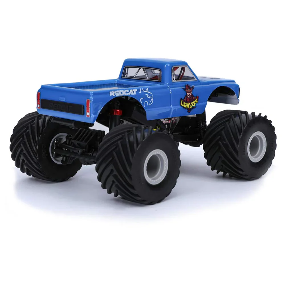 Redcat MT-18 - 1/18 Scale Brushed Monster Truck - BLUE - Image 3