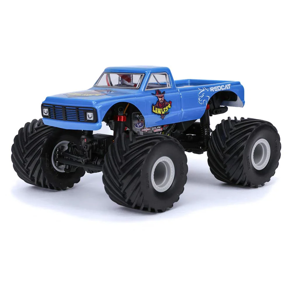 Redcat MT-18 - 1/18 Scale Brushed Monster Truck - BLUE - Image 4