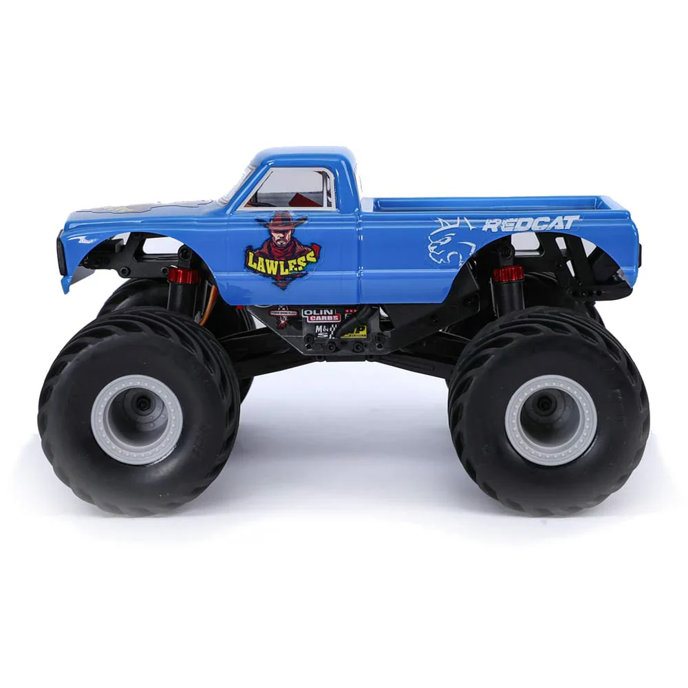 Redcat MT-18 - 1/18 Scale Brushed Monster Truck - BLUE - Image 6