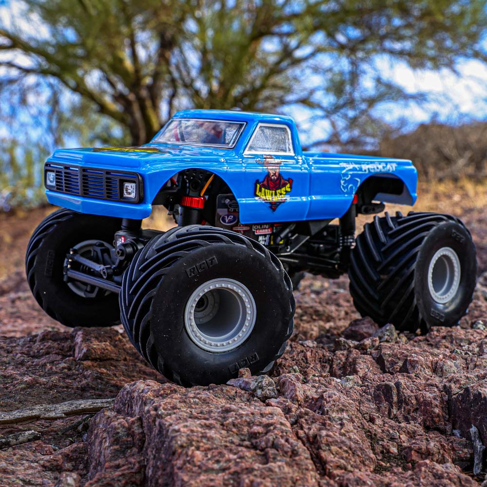 Redcat MT-18 - 1/18 Scale Brushed Monster Truck - BLUE - Image 7
