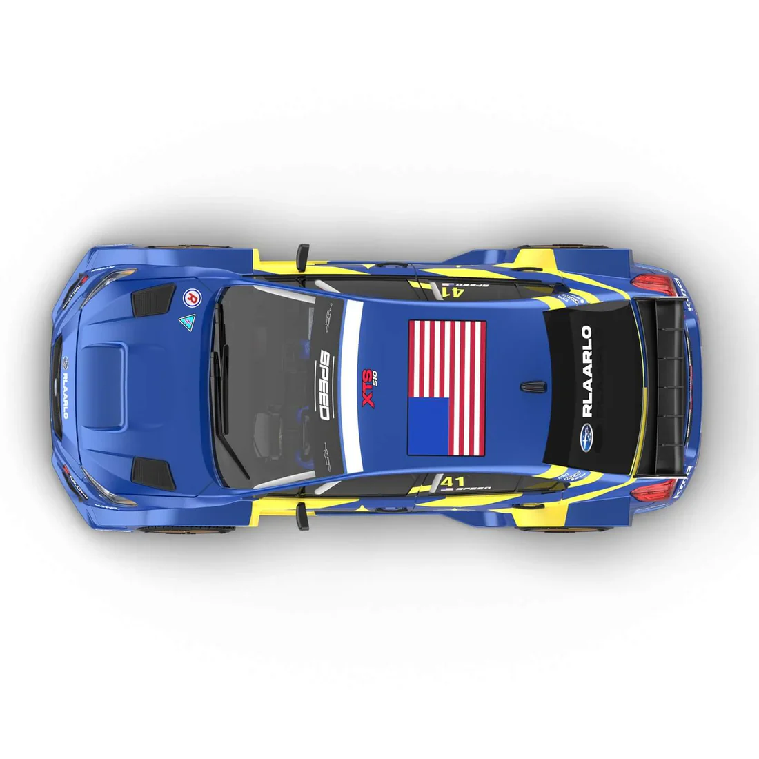 Rlaarlo 1/10 Scale RTR 4WD Carbon Fiber Brushless RC Rally Car - Image 6