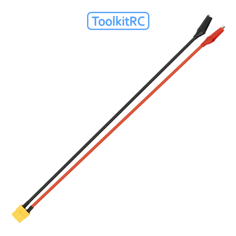 ToolkitRC XT60 To Clip Power Supply Cable - Image 3